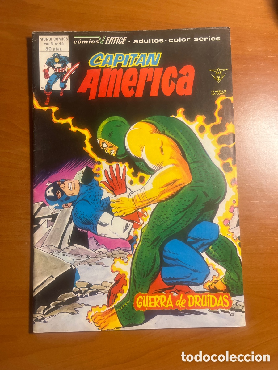 C&oacute;mics: CAPIT&Aacute;N AM&Eacute;RICA, VOL 3, N&Uacute;MERO 45, (V&Eacute;RTICE) - Foto 1