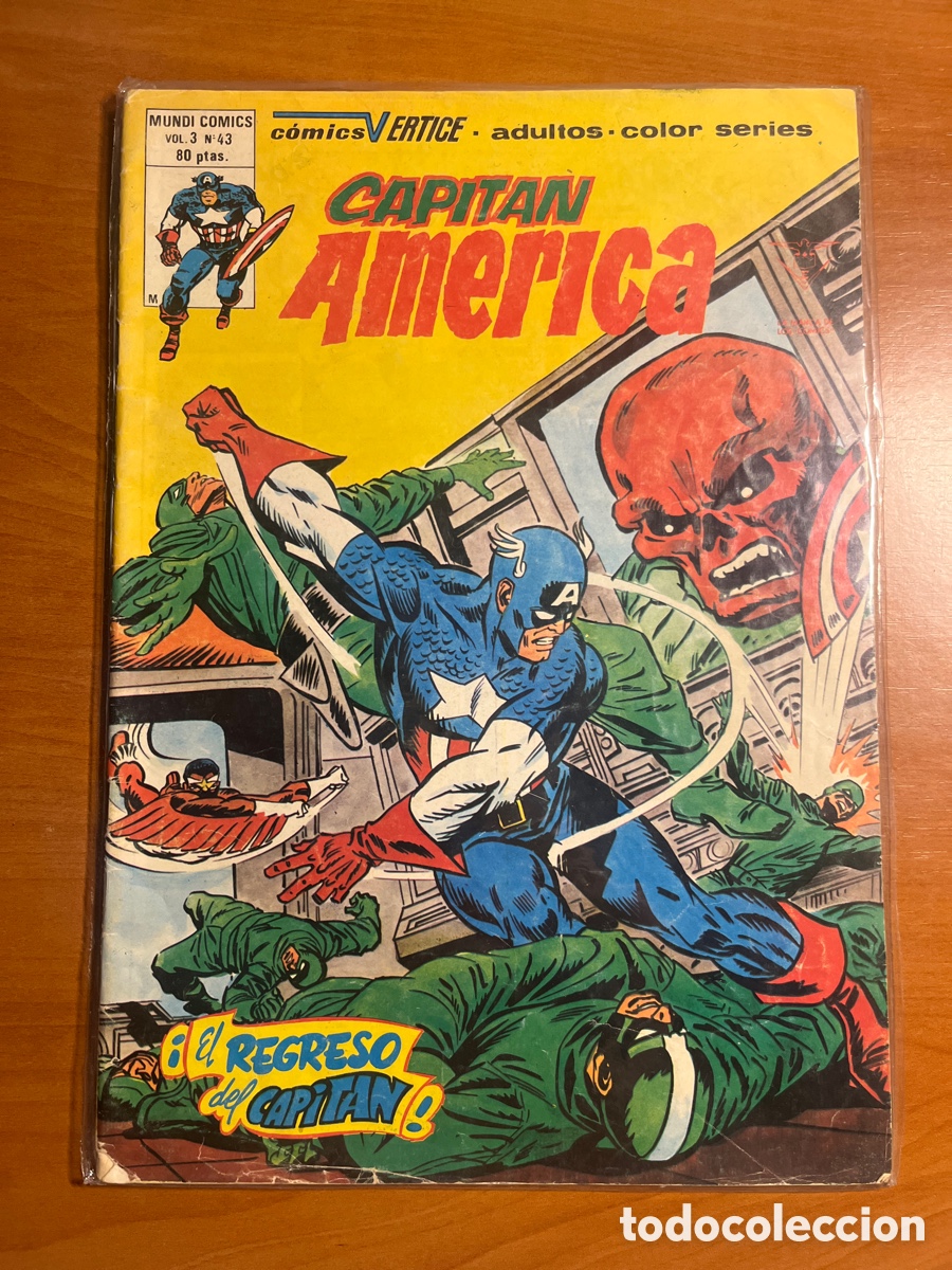 C&oacute;mics: CAPIT&Aacute;N AM&Eacute;RICA, VOL 3, N&Uacute;MERO 43, (V&Eacute;RTICE) - Foto 1
