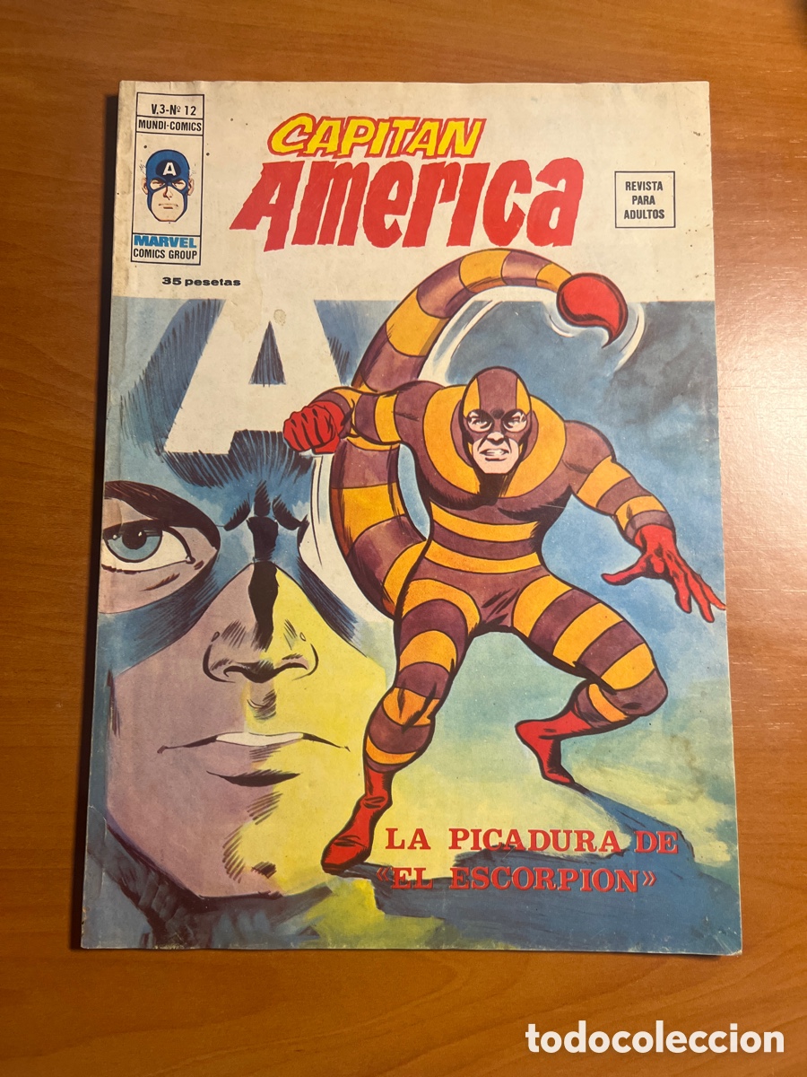 C&oacute;mics: CAPIT&Aacute;N AM&Eacute;RICA, VOL 3, N&Uacute;MERO 12, (V&Eacute;RTICE) - Foto 1