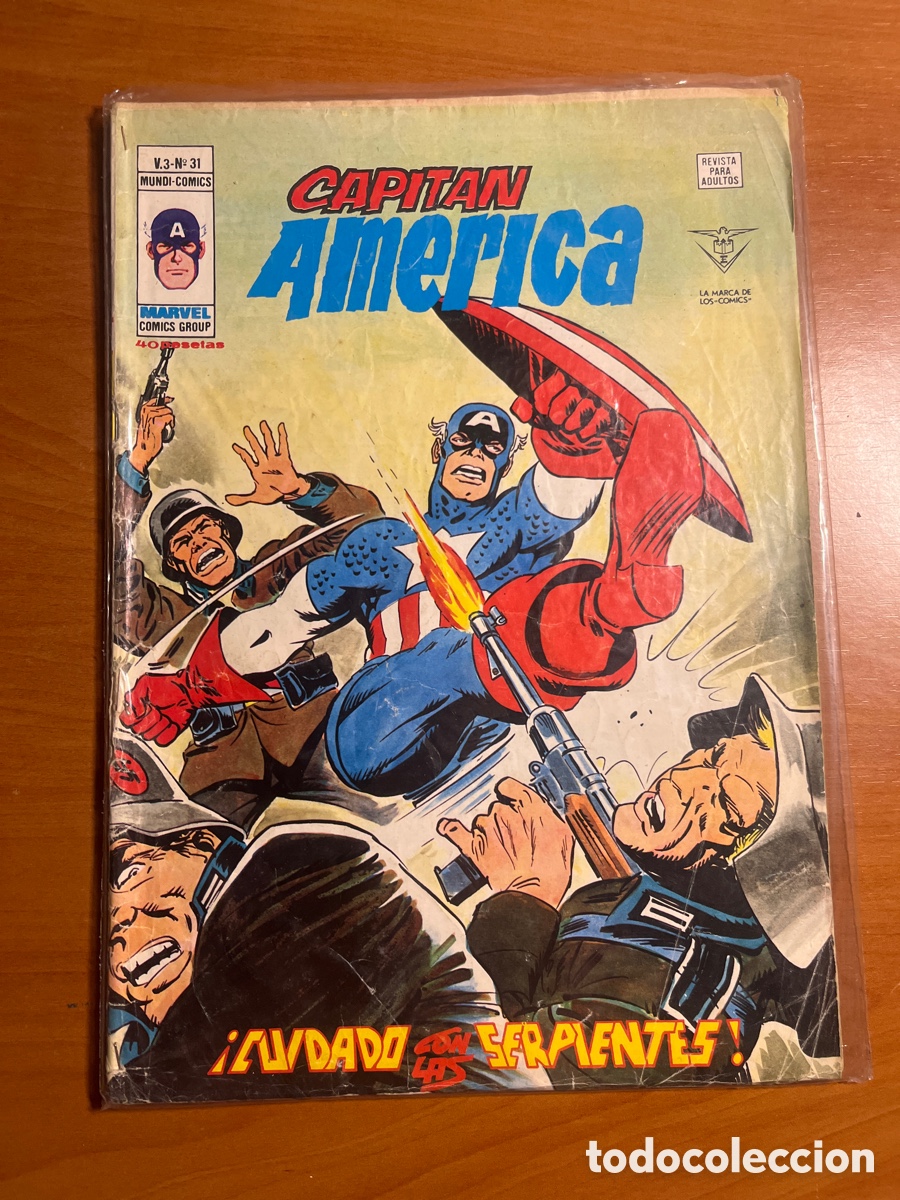 C&oacute;mics: CAPIT&Aacute;N AM&Eacute;RICA, VOL 3, N&Uacute;MERO 31, (COMICS V&Eacute;RTICE) - Foto 1