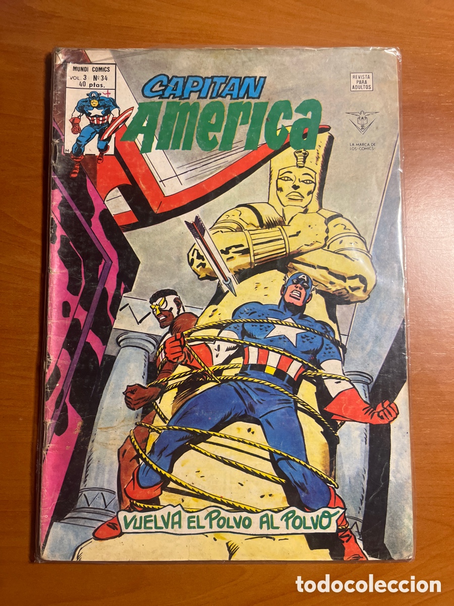 C&oacute;mics: CAPIT&Aacute;N AM&Eacute;RICA, VOL 3, N&Uacute;MERO 34, (COMICS V&Eacute;RTICE) - Foto 1