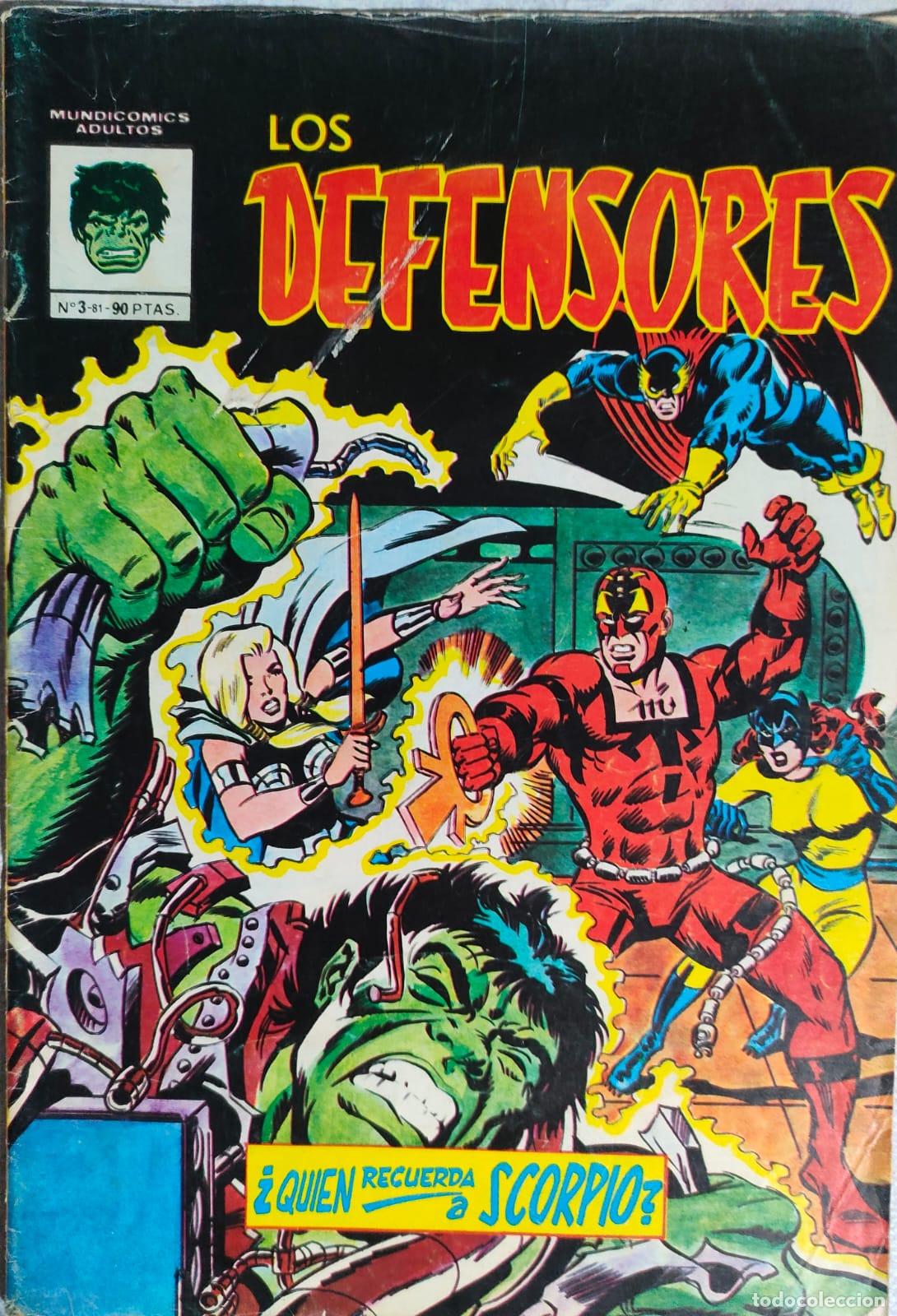 C&oacute;mics: LOS DEFENSORES NUMERO 3 MUNDI COMICS - Foto 1