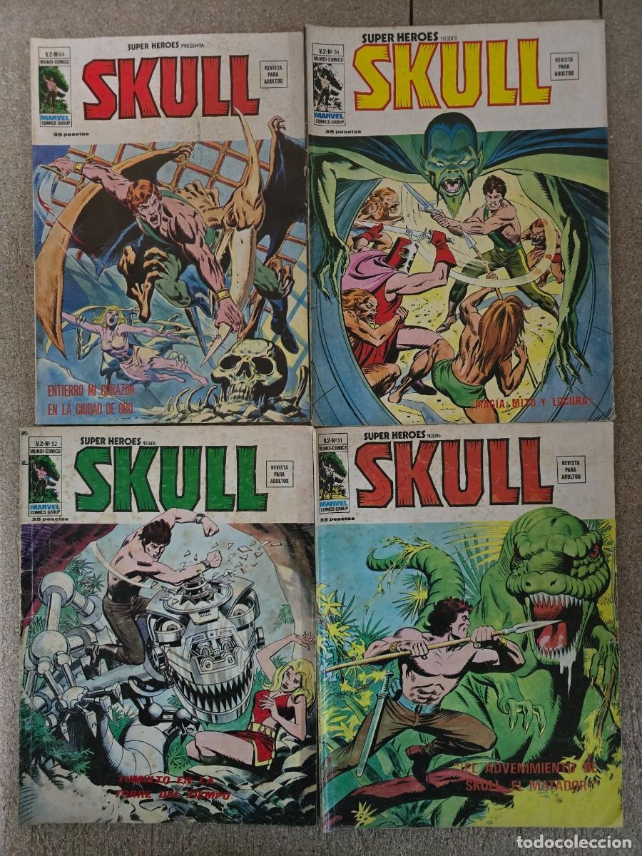 C&oacute;mics: Super Heroes Vol.2.Skull.Completa 4 Comics.Vertice - Foto 1