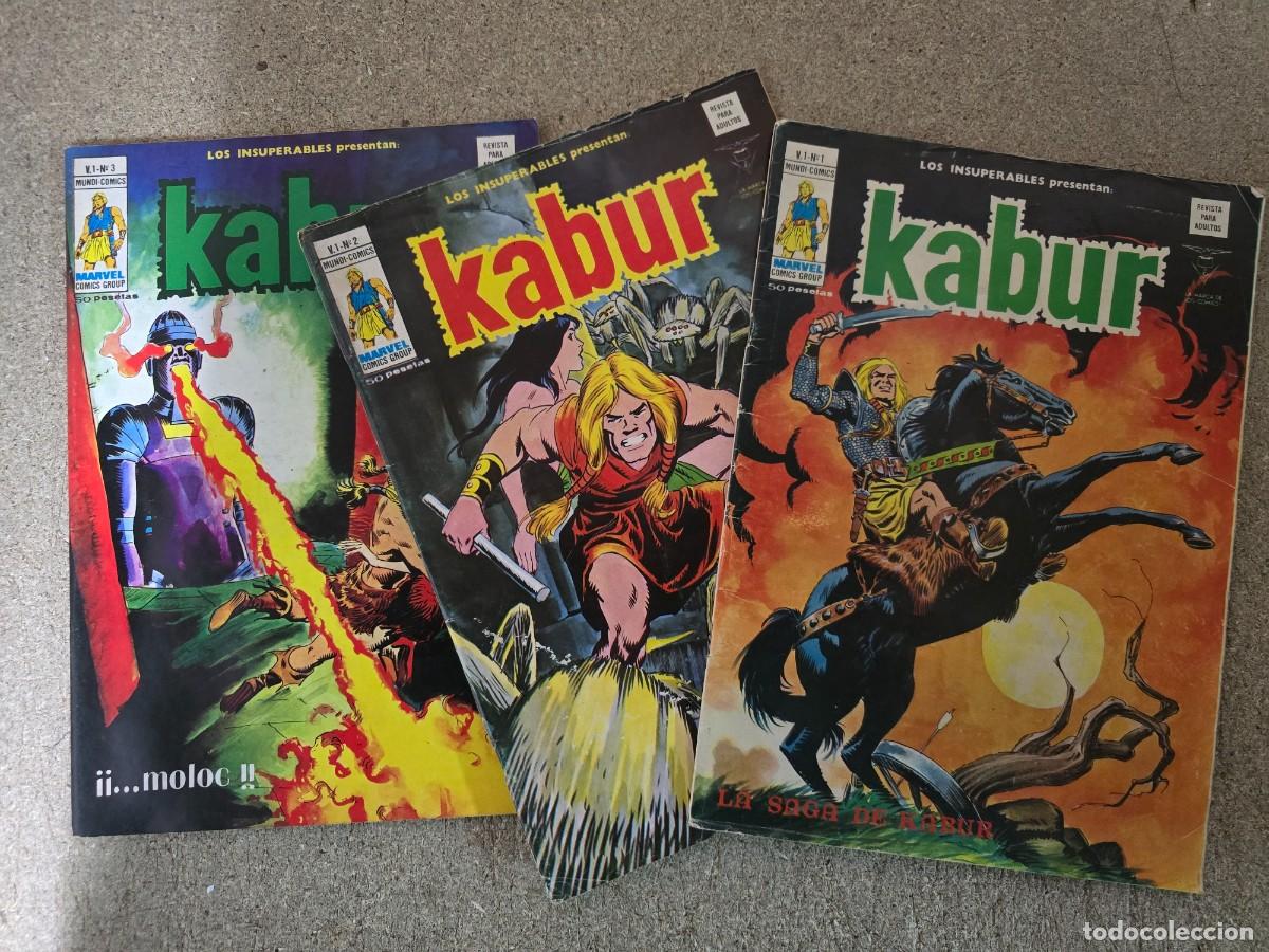 C&oacute;mics: Los Insuperables Vol.1.Kabur.Completa 3 Comics.Vertice - Foto 1