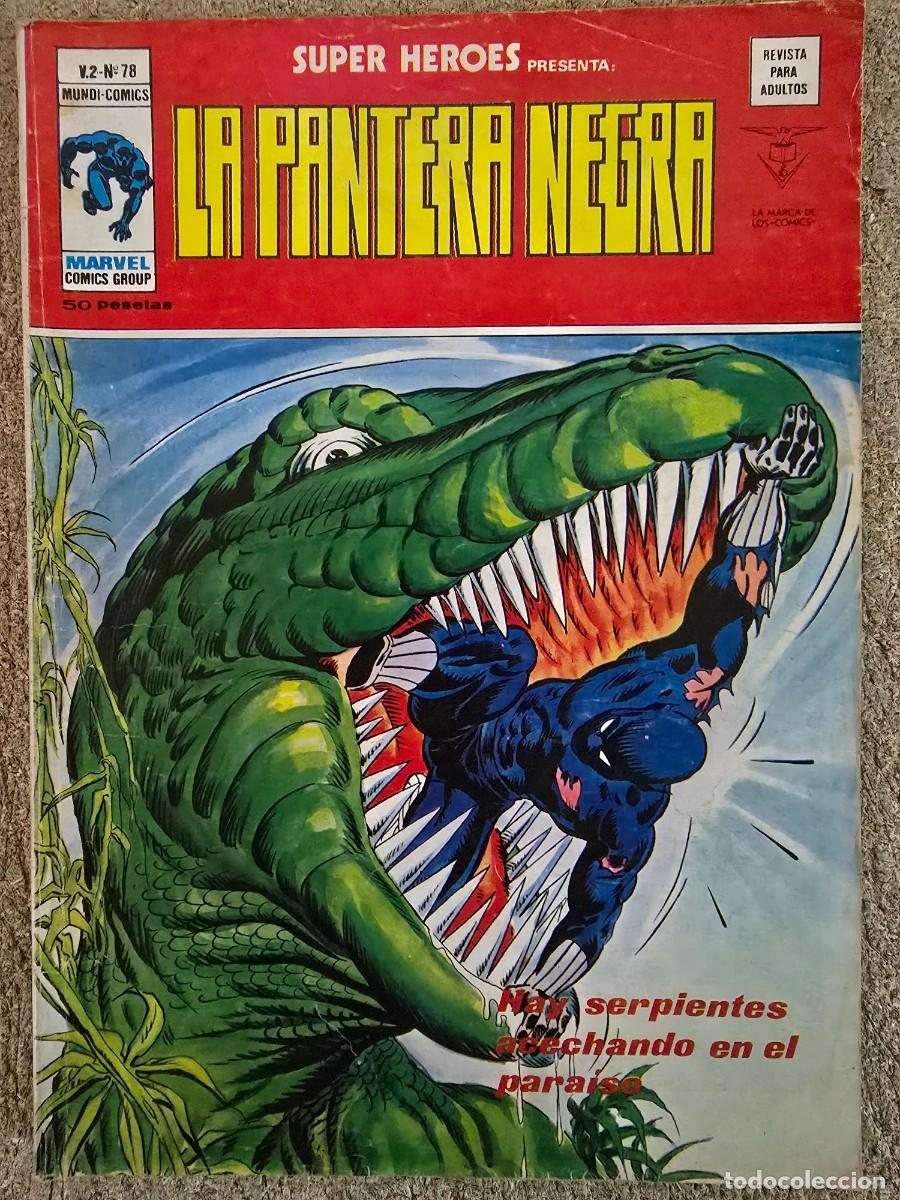C&oacute;mics: Super Heroes Vol.2 La Pantera Negra 78.Vertice - Foto 1