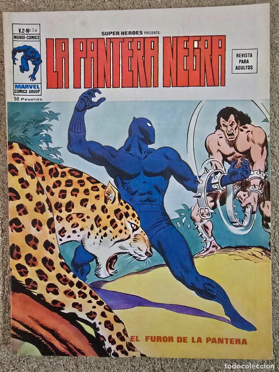 C&oacute;mics: Super Heroes Vol.2 La Pantera Negra 34.Vertice - Foto 1