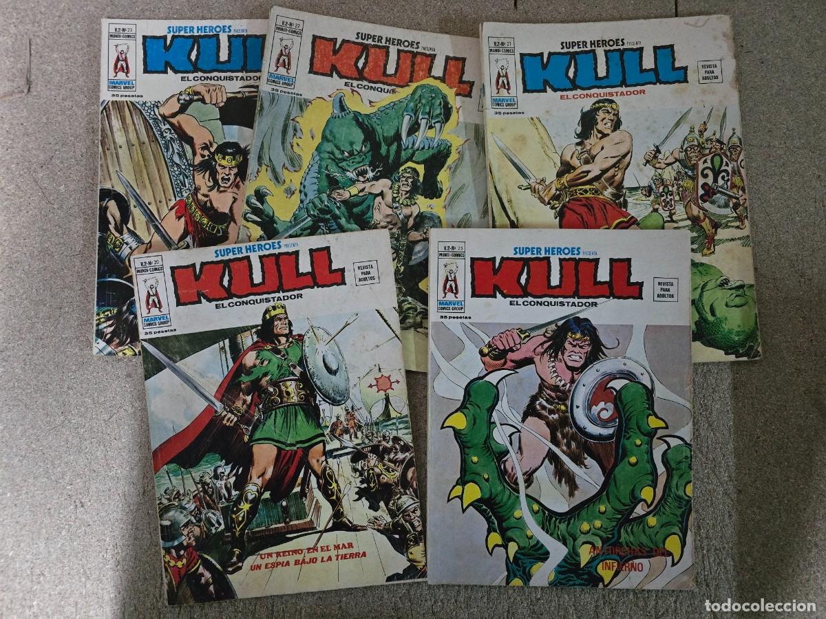 C&oacute;mics: Super Heroes Vol.2 Kull.Completa 5 Comics.Vertice - Foto 1
