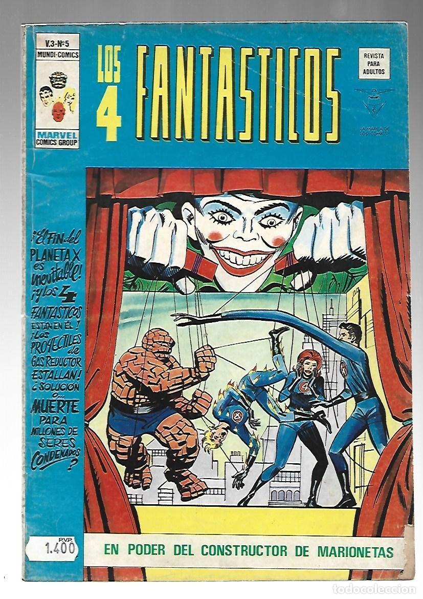 C&oacute;mics: Los 4 Fant&aacute;sticos vol 3, n&uacute;mero 5: en poder del constructor de marionetas, 1974, Vertice - Foto 1