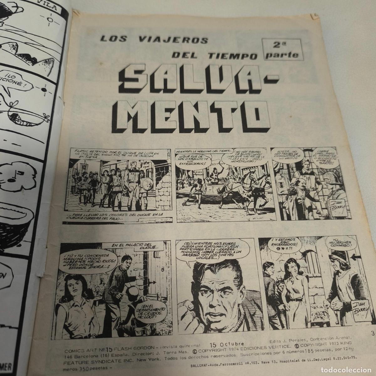 C&oacute;mics: FLASH GORDON VOL 1,,N&ordm; 15 VERTICE,1974 - Foto 5
