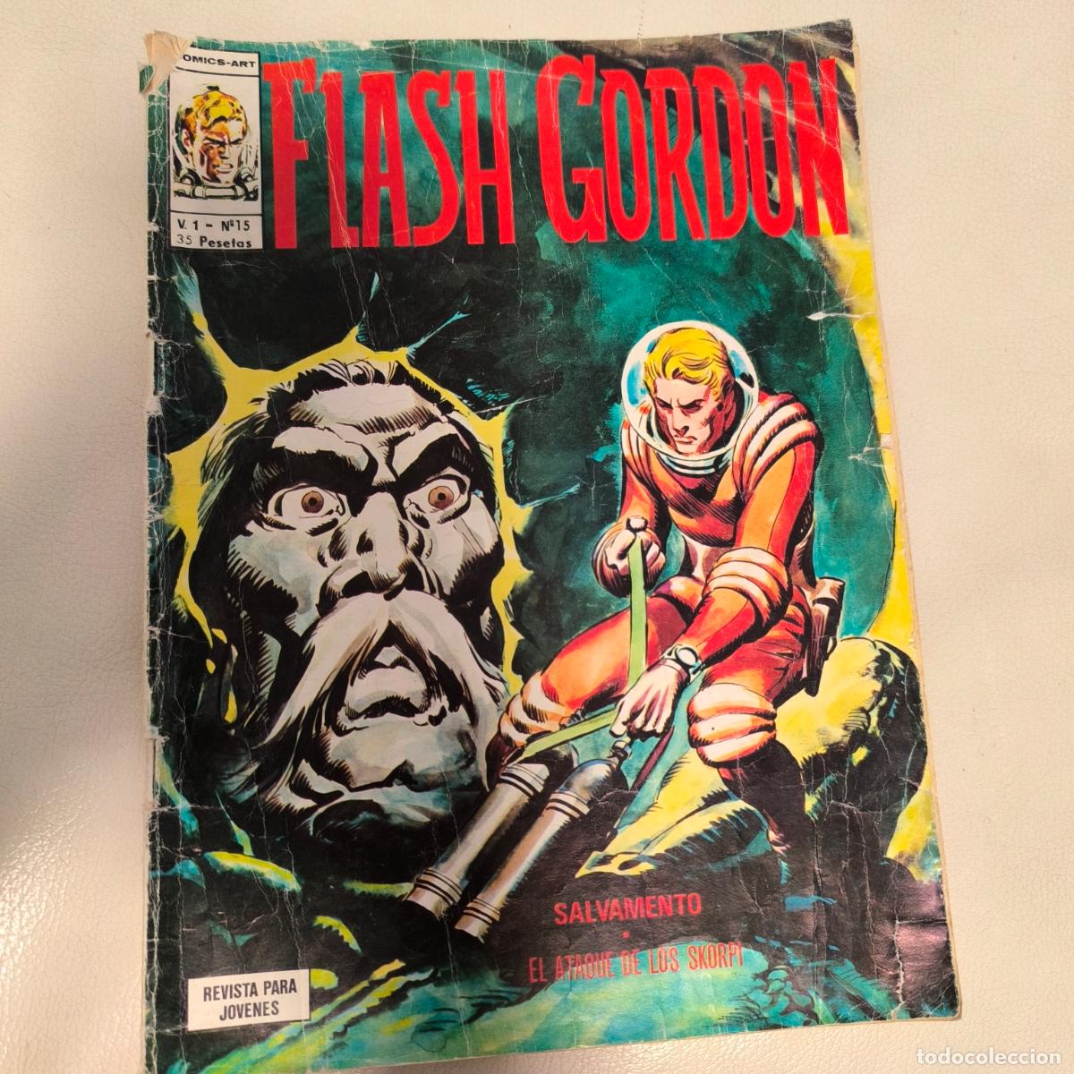 C&oacute;mics: FLASH GORDON VOL 1,,N&ordm; 15 VERTICE,1974 - Foto 1