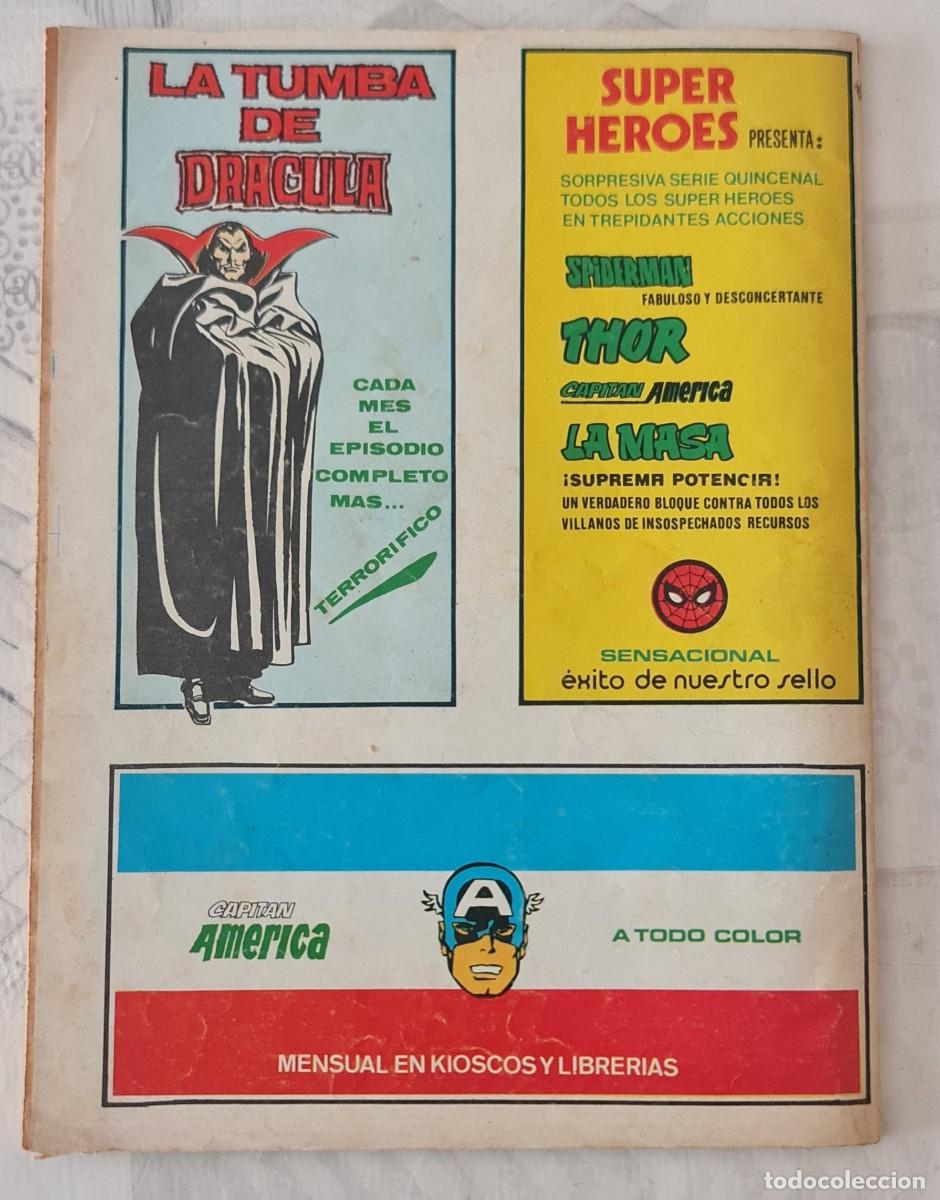 C&oacute;mics: ESCALOFRIO: LA TUMBA DE DRACULA N&ordm; 4 de 4. Ediciones Vertice 1980 - Foto 2