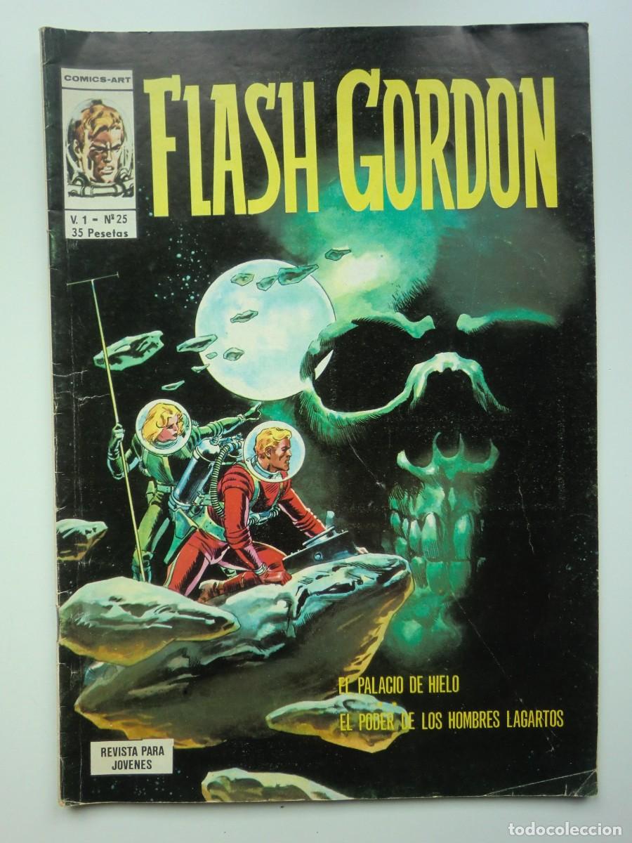 C&oacute;mics: C&oacute;mic FLASH GORDON V. 1 N&ordm; 25 de V&Eacute;RTICE: EL PALACIO DE HIELO. EL PODER DE HOMBRES LAGARTO (1976) - Foto 1