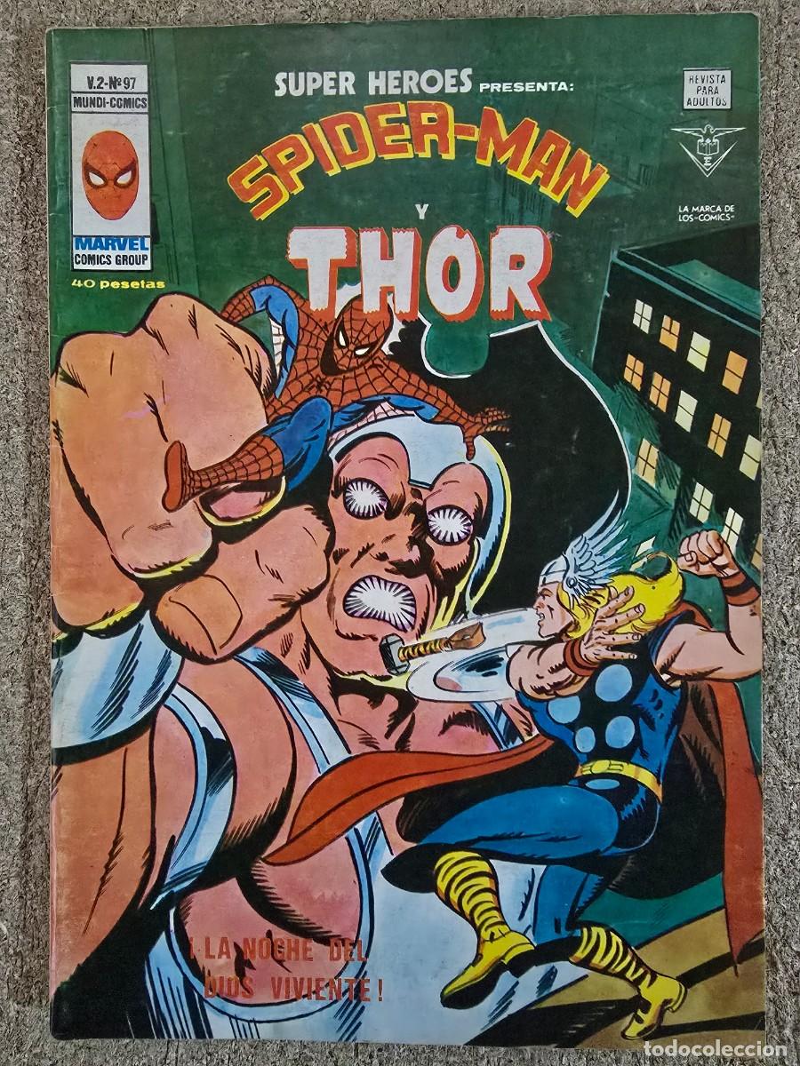 C&oacute;mics: Super Heroes 97.Spiderman y Thor.Vol.2.Vertice - Foto 1