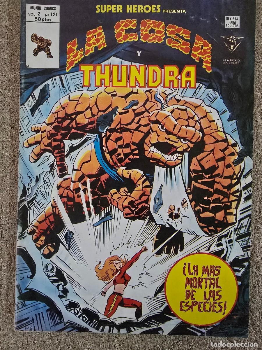 C&oacute;mics: Super Heroes 121.La Cosa y Thundra.Vol.2.Vertice - Foto 1