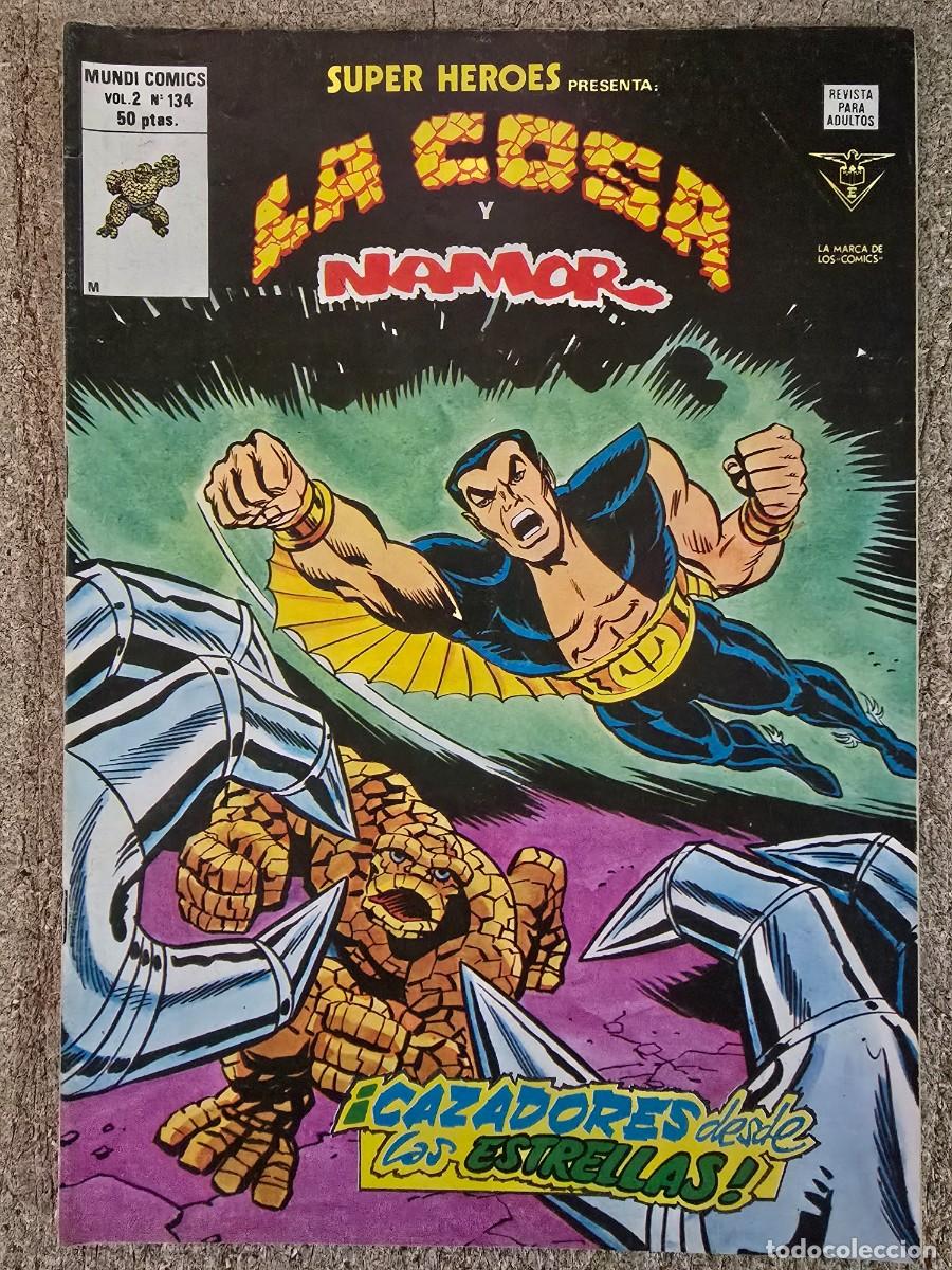 C&oacute;mics: Super Heroes 134.La Cosa y Namor.Vol.2.Vertice - Foto 1