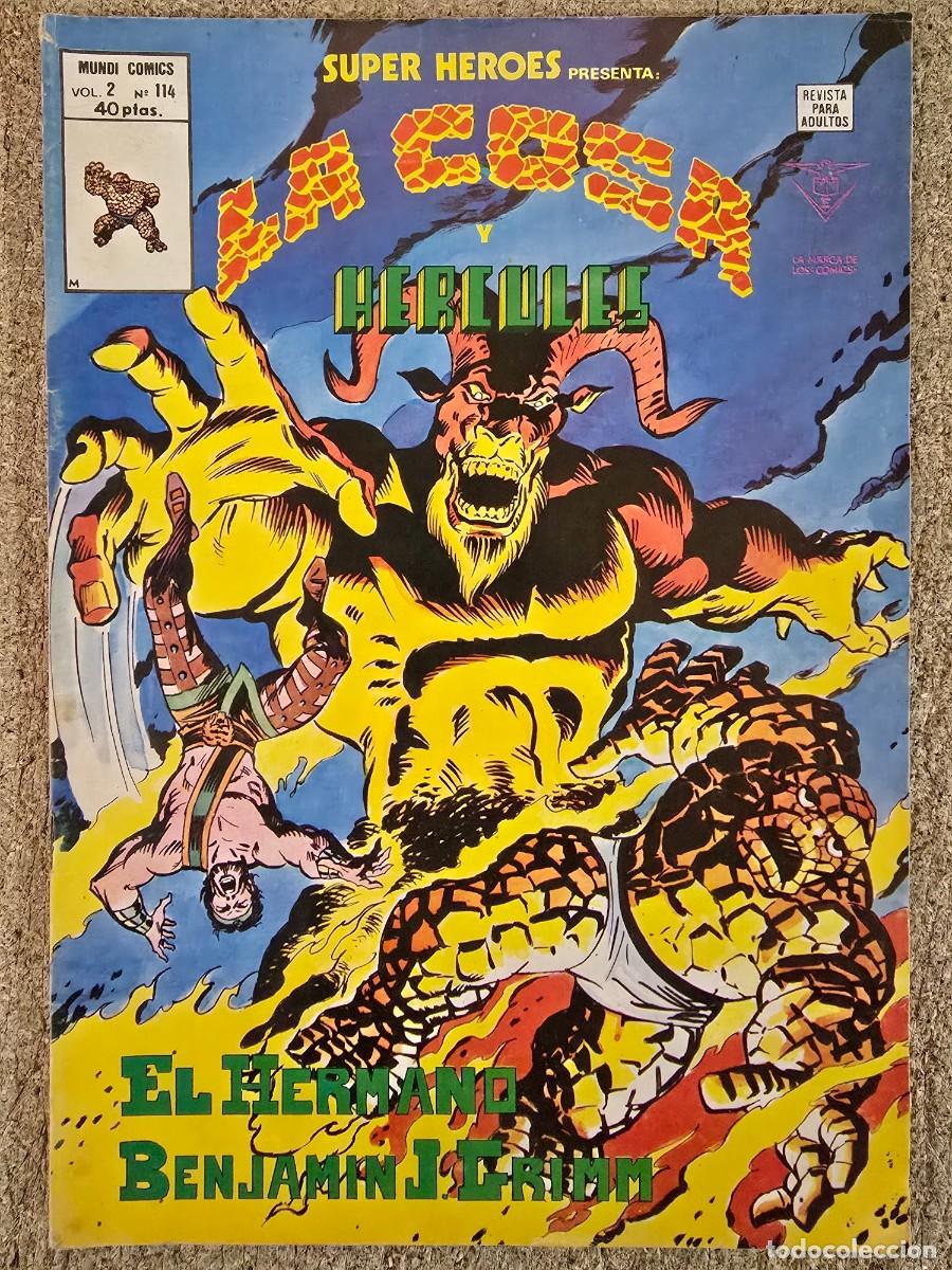 C&oacute;mics: Super Heroes 114.La Cosa y Hercules.Vol.2.Vertice - Foto 1