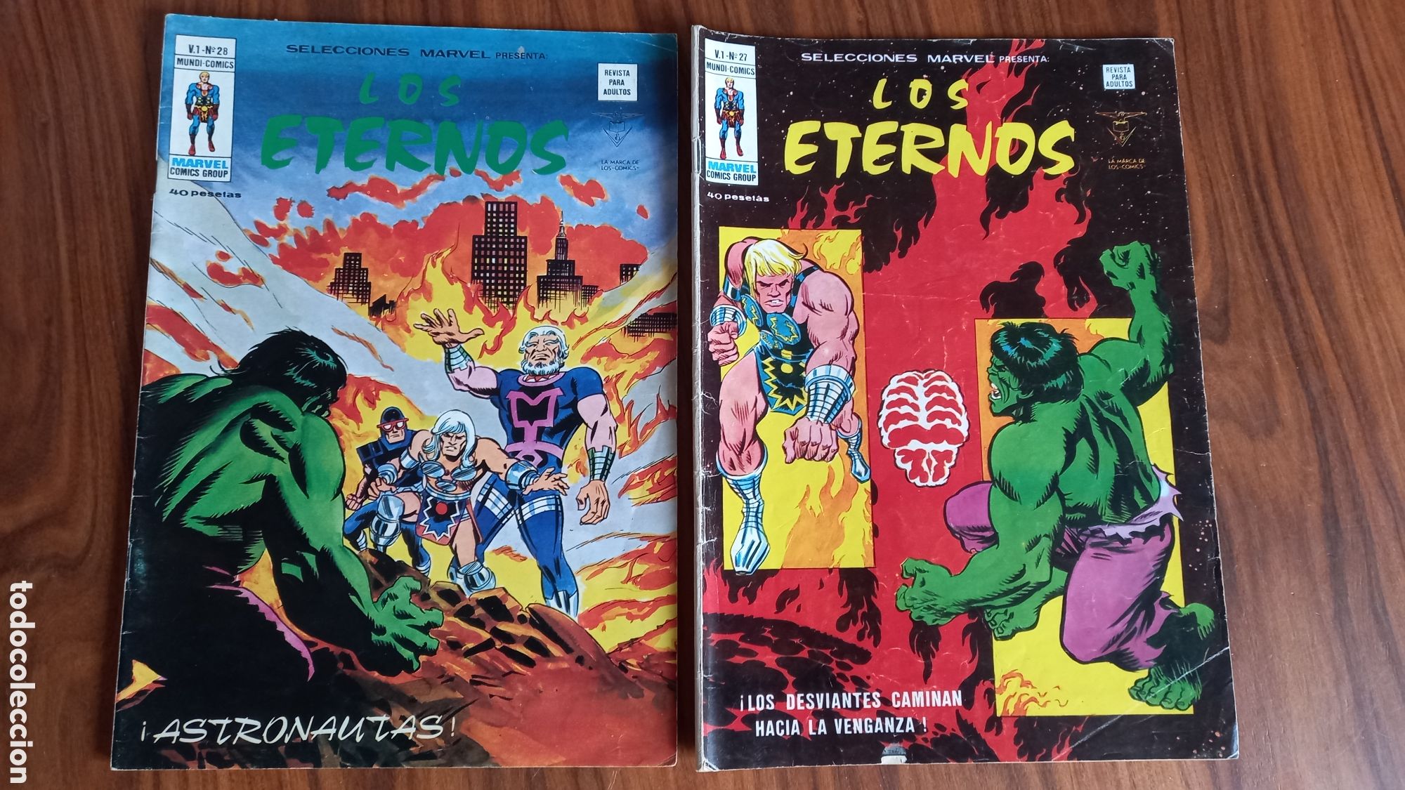C&oacute;mics: LOS ETERNOS. V-1. N&ordm; 27 y 28 - Foto 1
