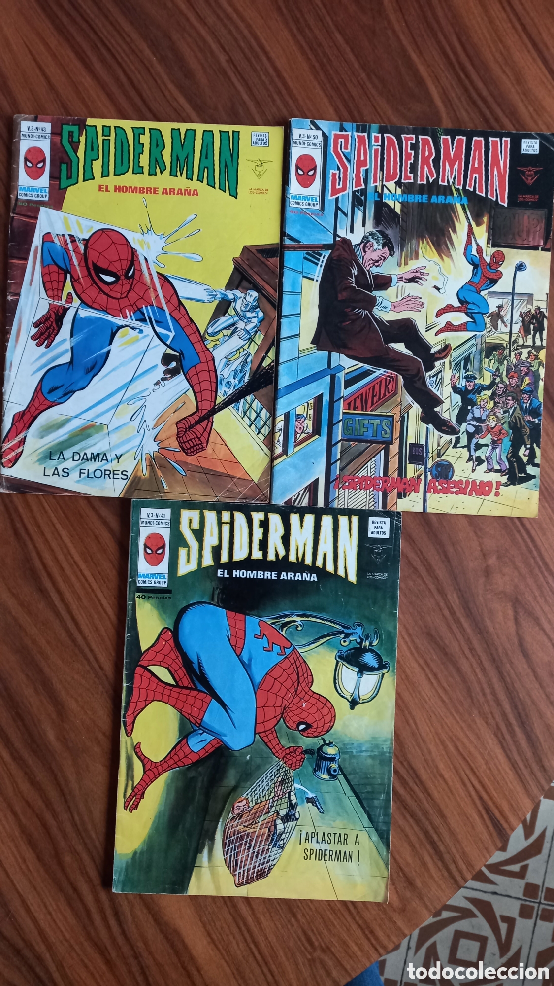 C&oacute;mics: SPIDERMAN. v-3.Lote 3 comics. 41-43-50 - Foto 1