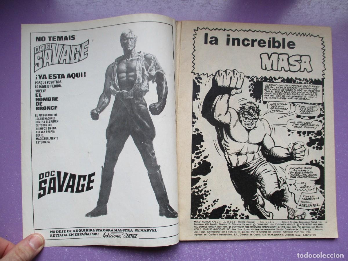 C&oacute;mics: LA MASA 1 VERTICE VOLUMEN 3 &iexcl;&iexcl;&iexcl;&iexcl; BUEN ESTADO !!!! - Foto 4