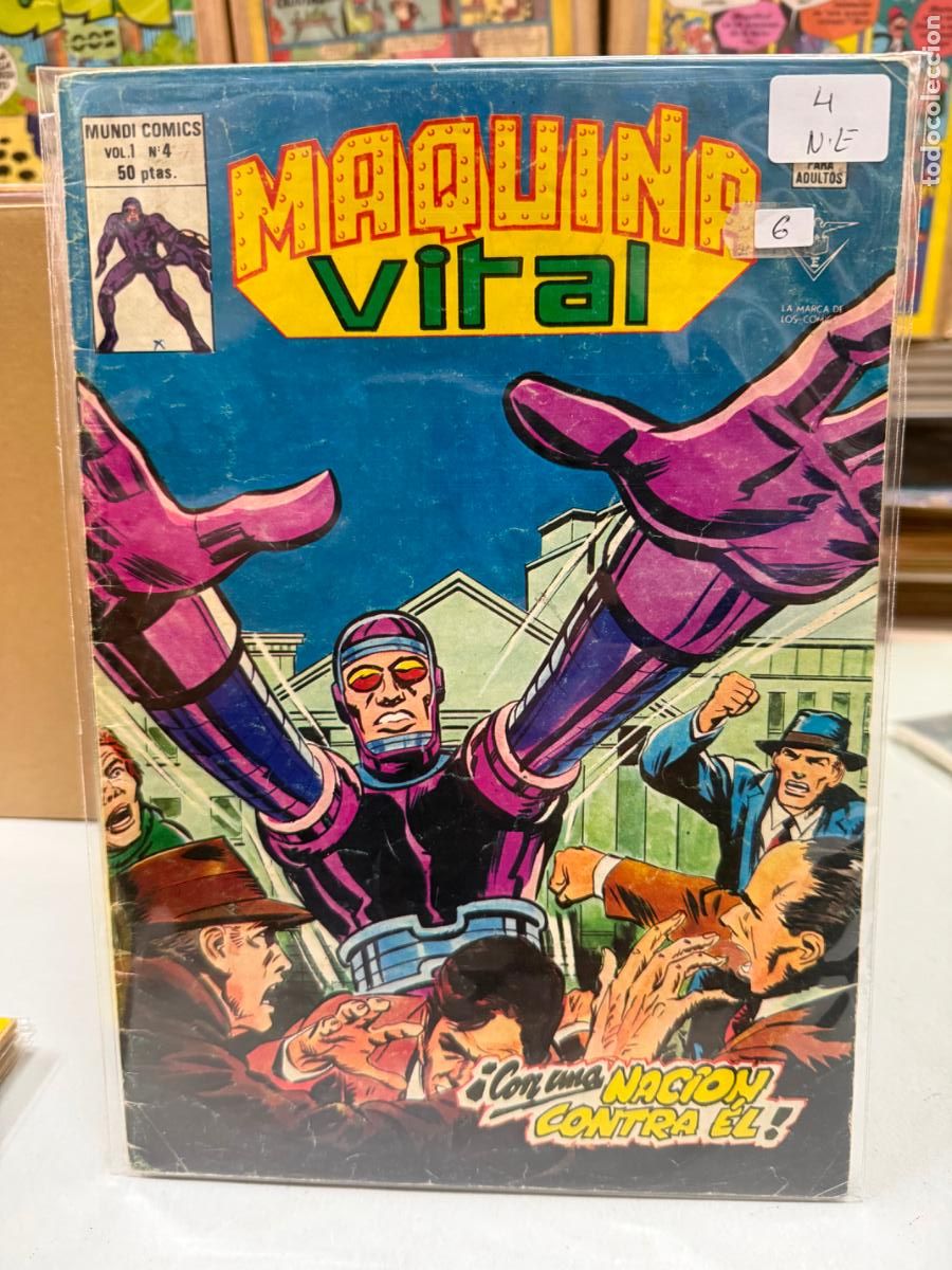 C&oacute;mics: MAQUINA VITAL EDITORIAL VERTICE NUMERO 4 - Foto 1