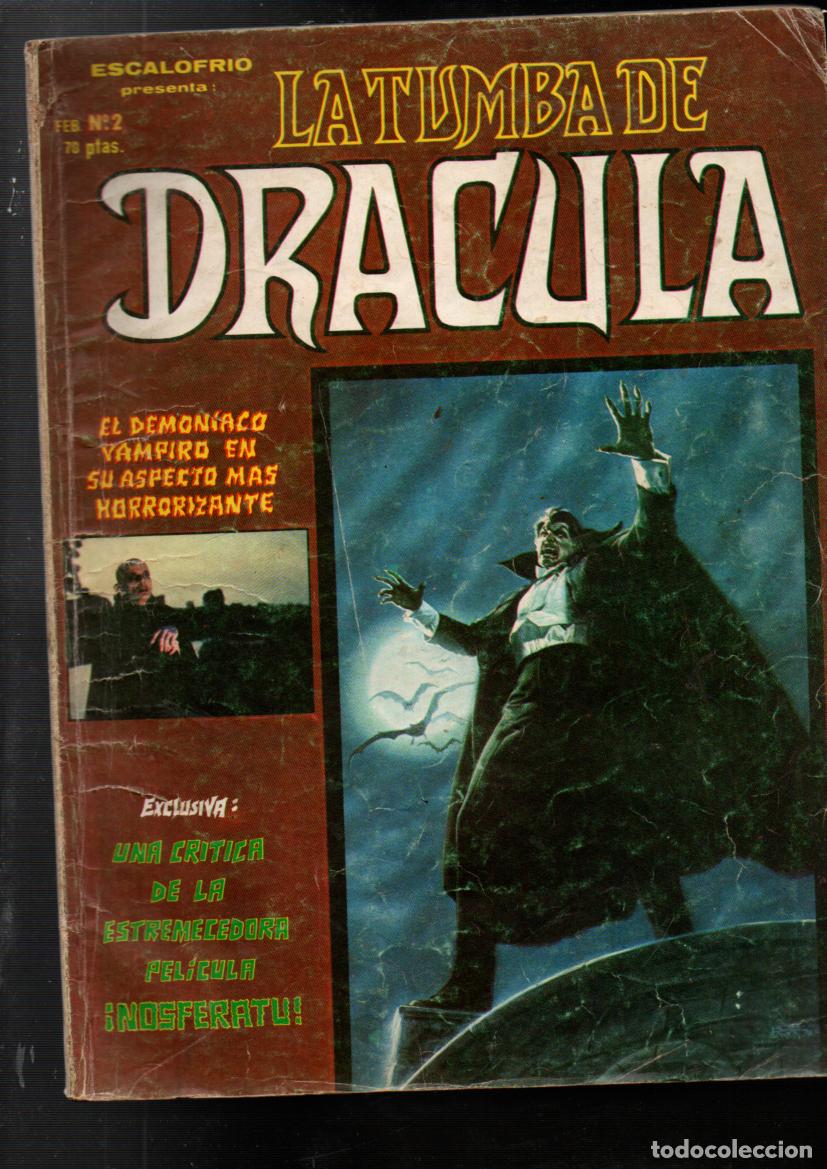 C&oacute;mics: ESCALOFRIO PRESENTA: LA TUMBA DE DRACULA, N&ordm; 2. EDICIONES VERTICE, 1980 - Foto 1