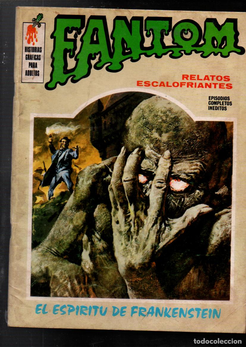 C&oacute;mics: FANTOM, N&ordm; 5. EL ESPIRITU DE FRANKENSTEIN. EPISODIOS COMPLETOS. EDICIONES VERTICE, 1972 - Foto 1