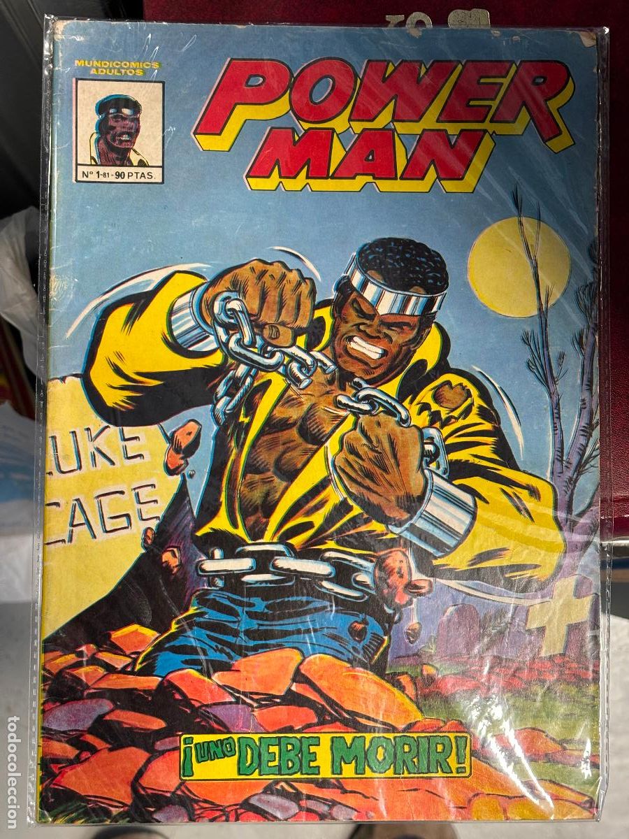 C&oacute;mics: POWER MAN # 1 UNO DEBE MORIR, V&Eacute;RTICE, 1.981 - Foto 1