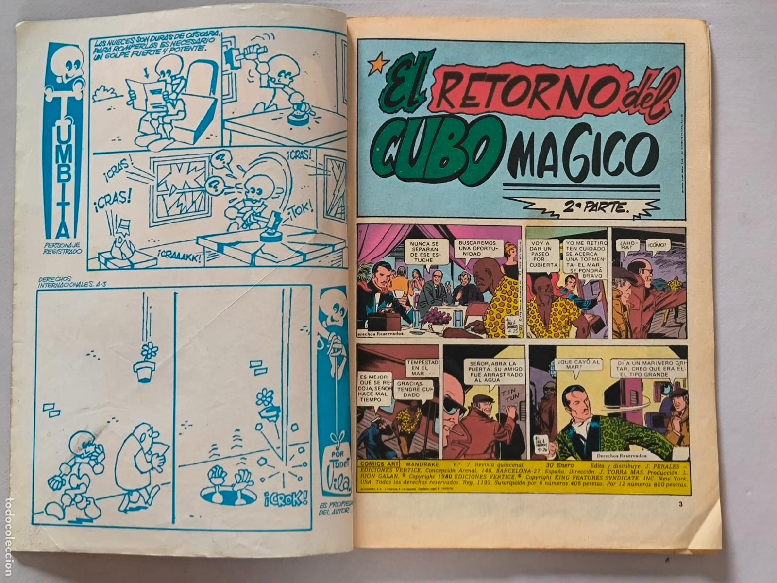 C&oacute;mics: MANDRAKE MERLIN EL MAGO N&ordm; 7 - VERTICE (S) - Foto 5