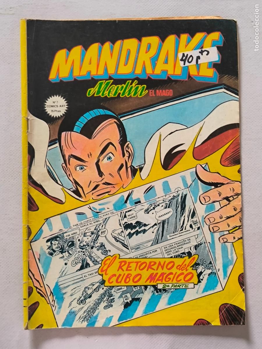 C&oacute;mics: MANDRAKE MERLIN EL MAGO N&ordm; 7 - VERTICE (S) - Foto 1