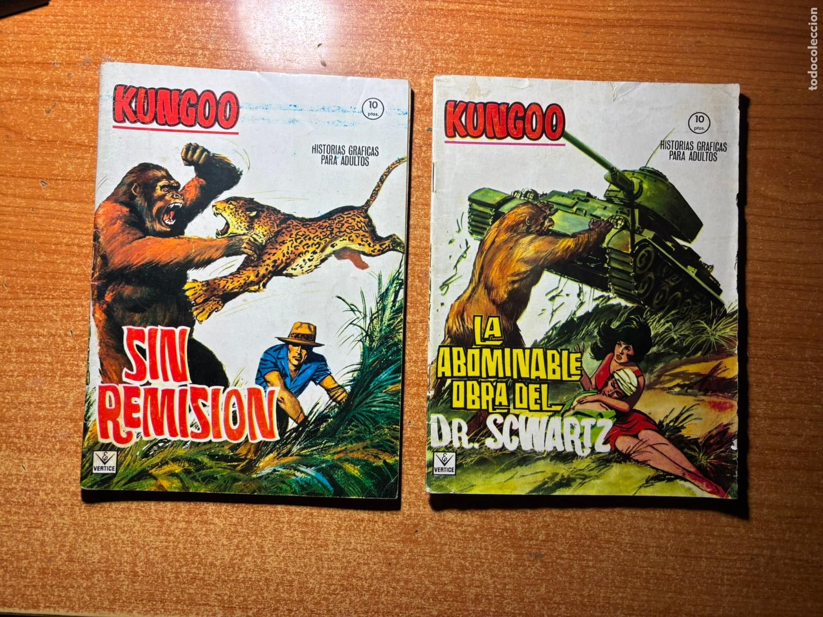 C&oacute;mics: KUNGOO COLECCION COMPLETA 2 NUMEROS EDITORIAL VERTICE - Foto 1