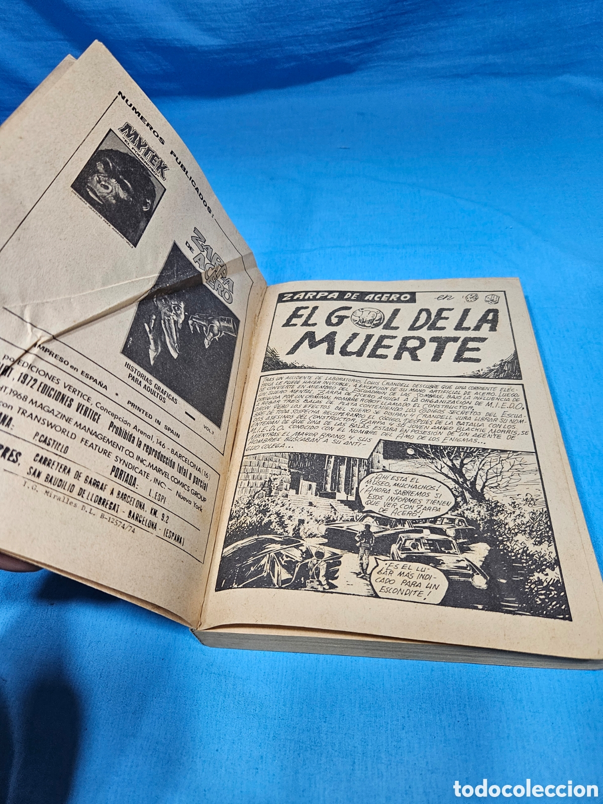 C&oacute;mics: ZARPA DE ACERO. EL GOL DE LA MUERTE. VERTICE DE TACO - Foto 5