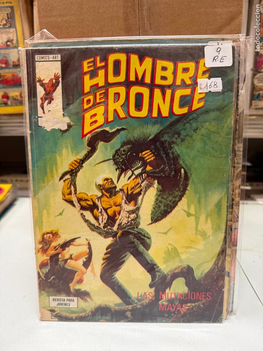 C&oacute;mics: HOMBRE DE BRONCE EDITORIAL VERTICE NUMERO 9 - Foto 1