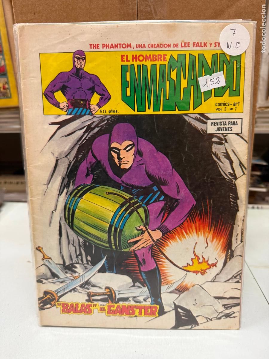 C&oacute;mics: HOMBRE ENMASCARADO EDITORIAL VERTICE NUMERO 7 - Foto 1
