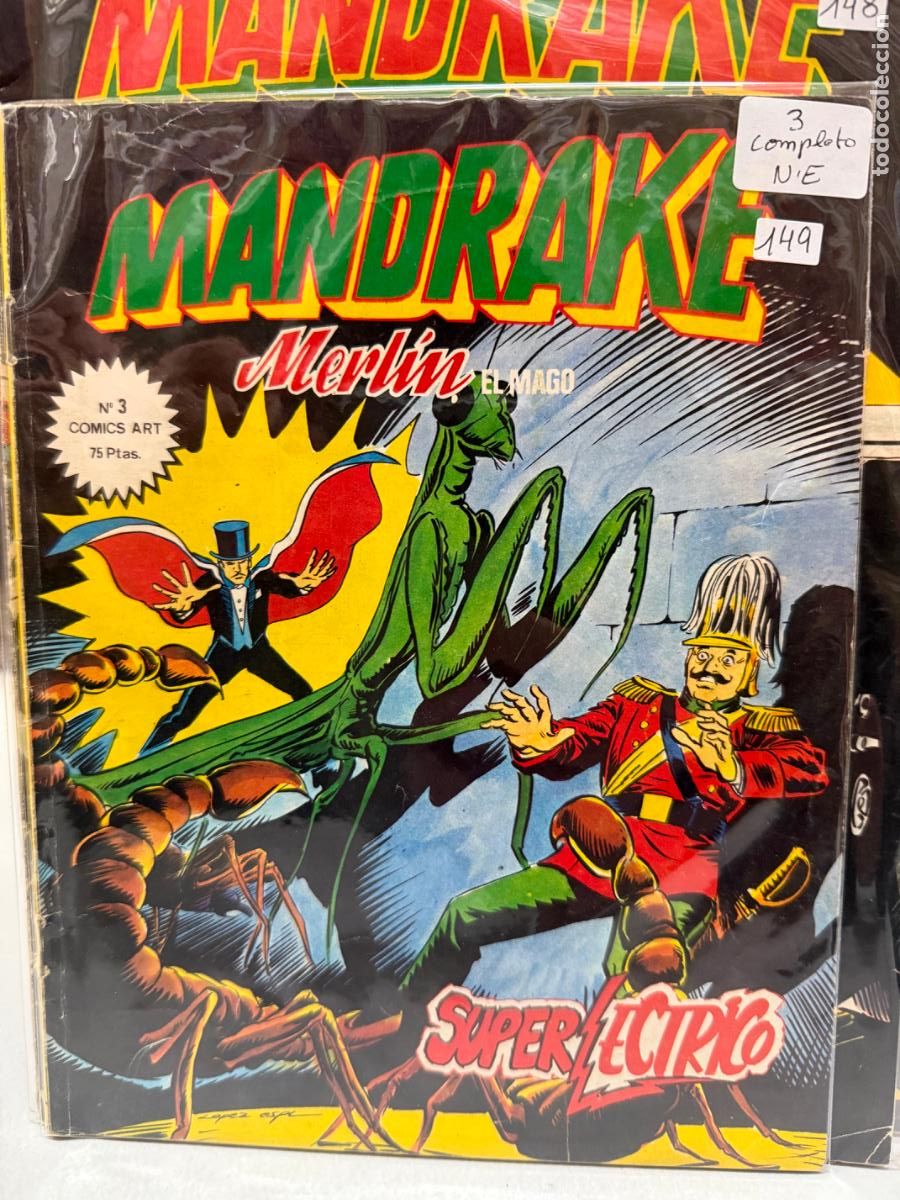 C&oacute;mics: MANDRAKE EDITORIAL VERTICE NUMERO 3 - Foto 1