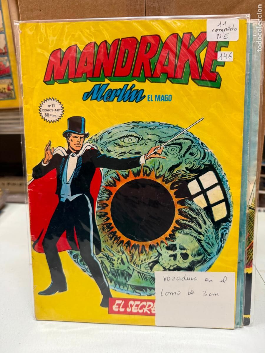 C&oacute;mics: MANDRAKE EDITORIAL VERTICE NUMERO 11 - Foto 1