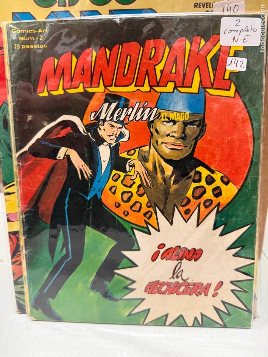 C&oacute;mics: MANDRAKE EDITORIAL VERTICE NUMERO 2 - Foto 1