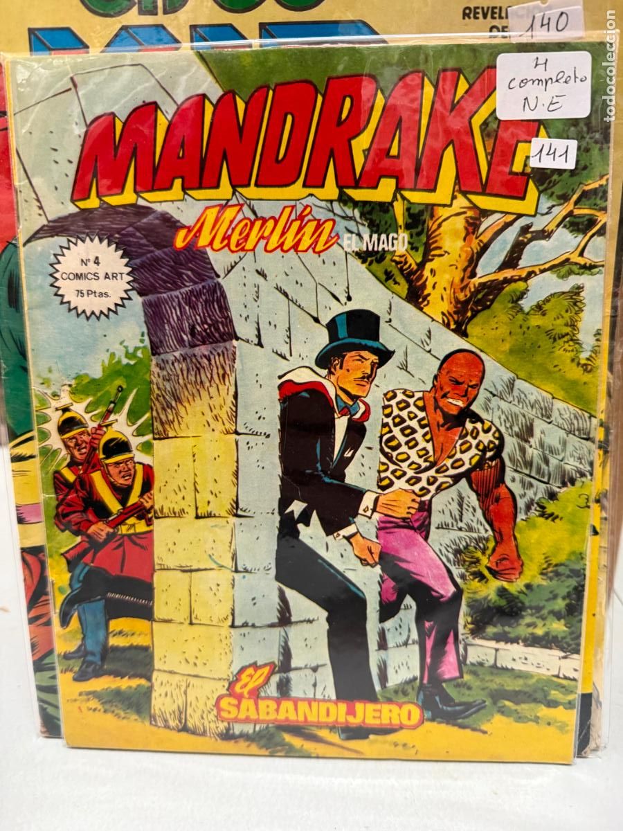 C&oacute;mics: MANDRAKE EDITORIAL VERTICE NUMERO 4 - Foto 1