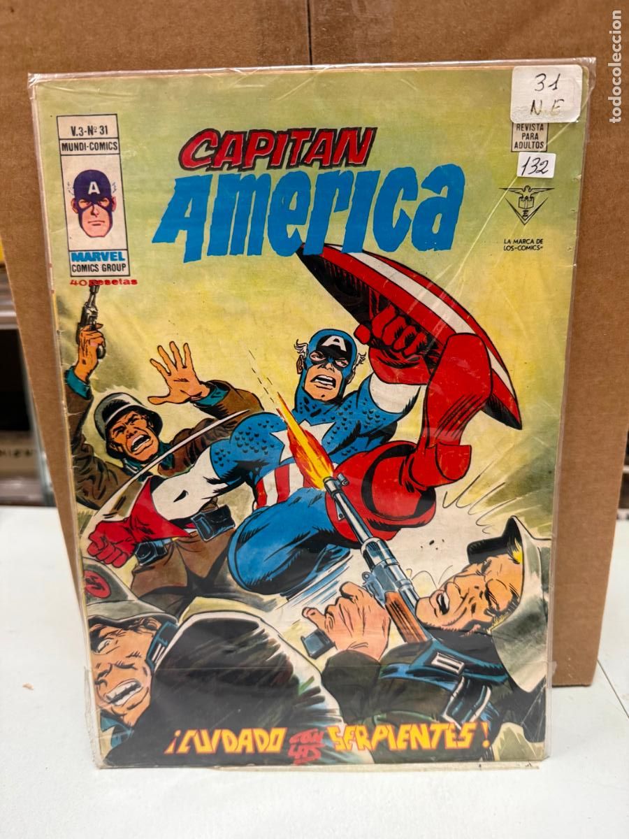 C&oacute;mics: CAPITAN AMERICA EDITORIAL VERTICE NUMERO 31 - Foto 1