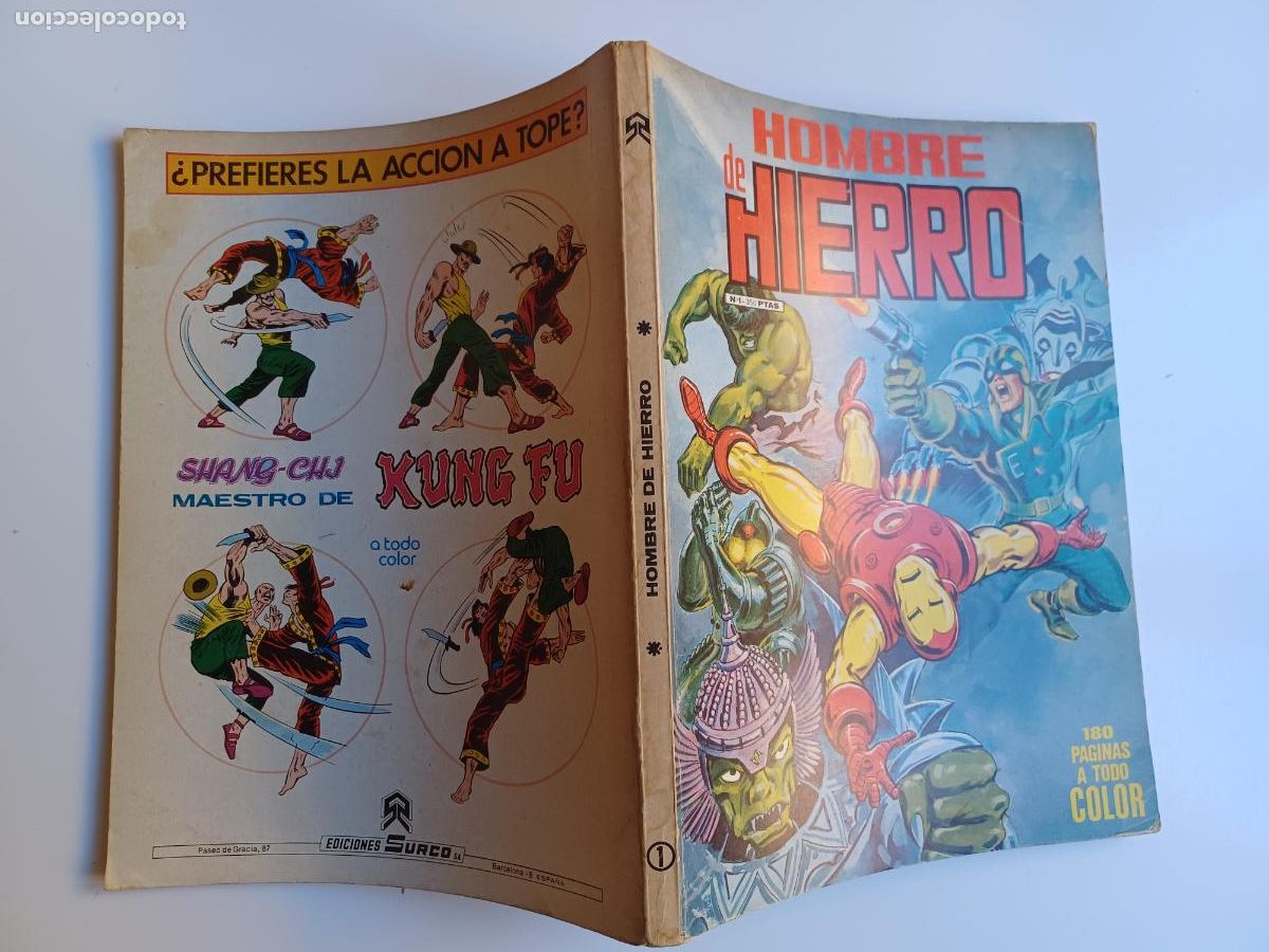 C&oacute;mics: EL HOMBRE DE HIERRO COMPLETA EDICIONES SURCO - Foto 2