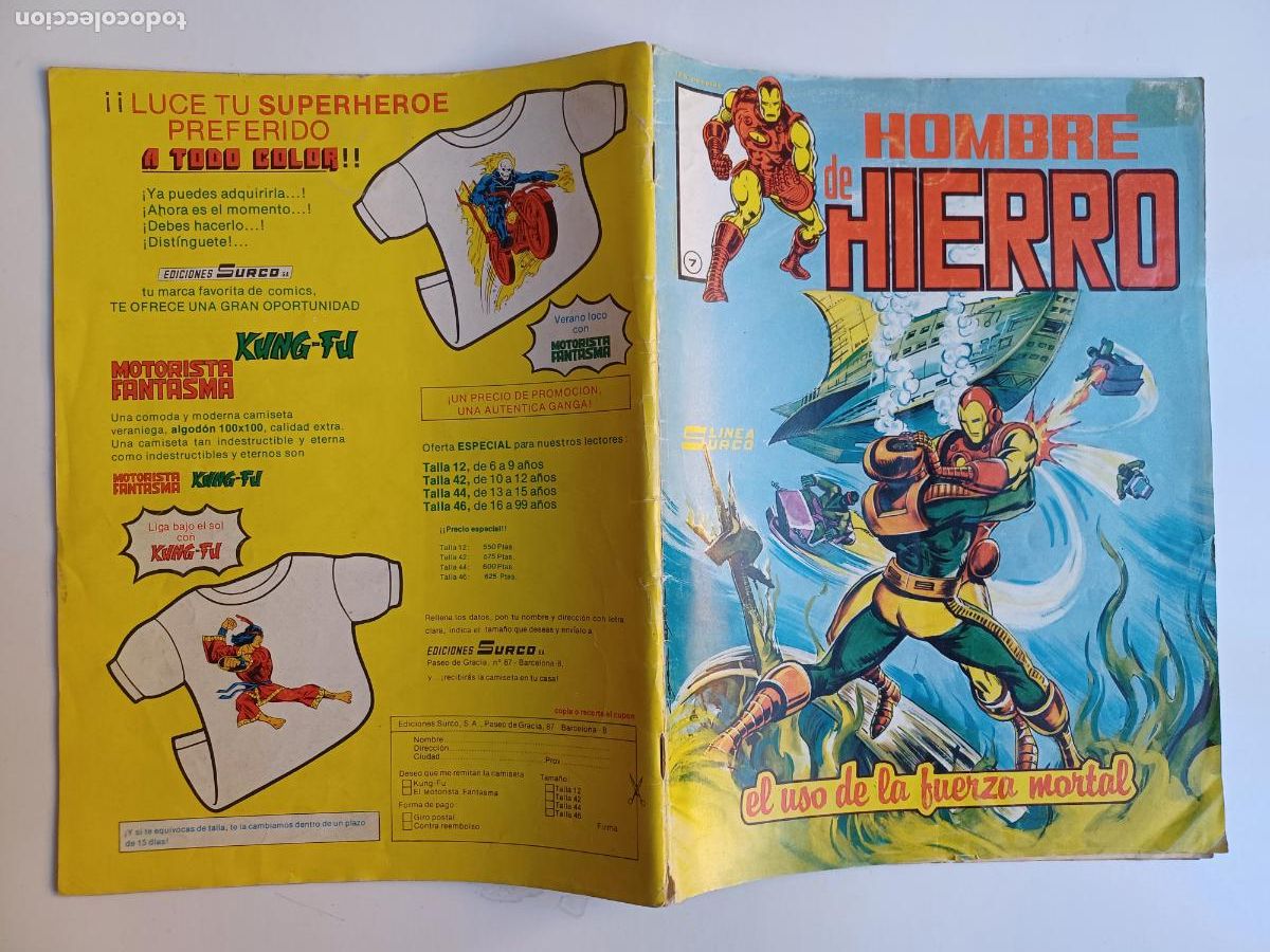 C&oacute;mics: EL HOMBRE DE HIERRO COMPLETA EDICIONES SURCO - Foto 3