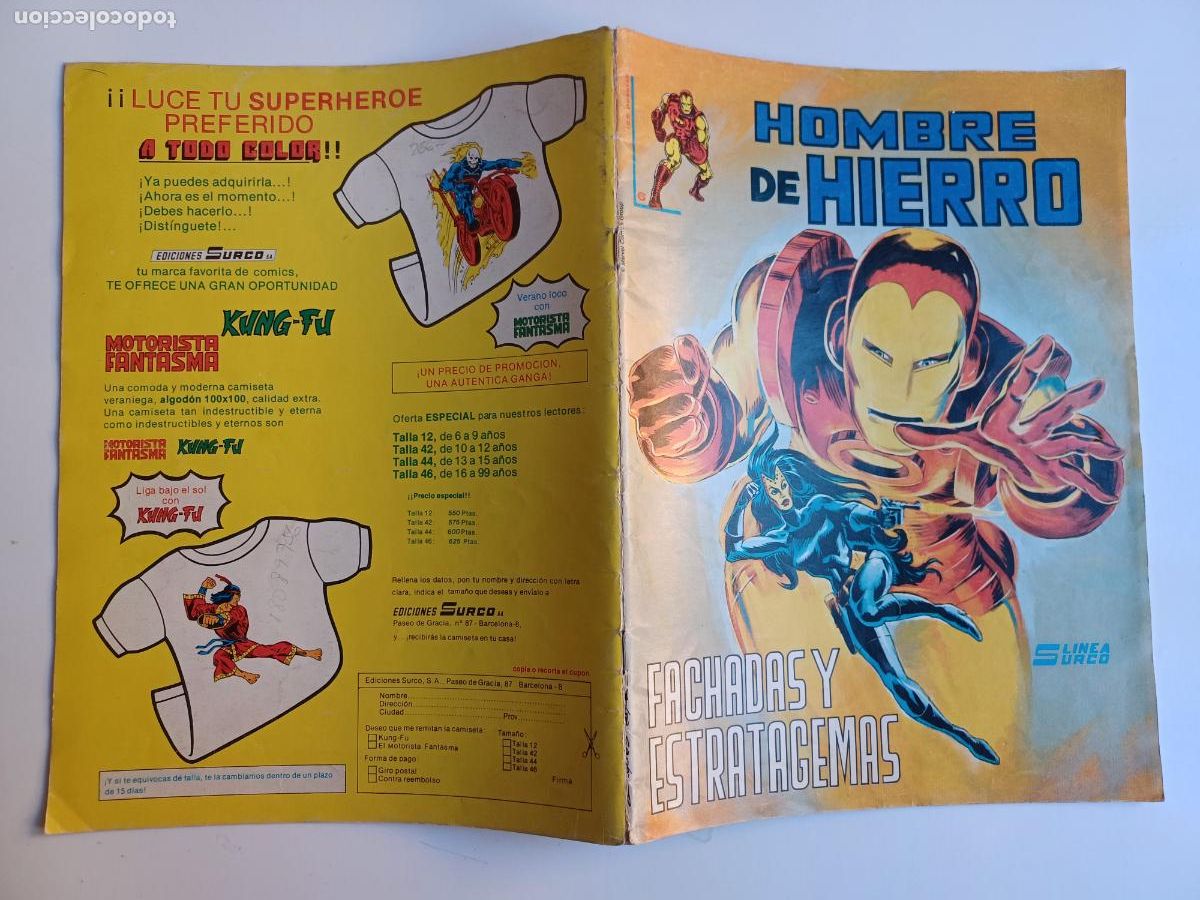 C&oacute;mics: EL HOMBRE DE HIERRO COMPLETA EDICIONES SURCO - Foto 4