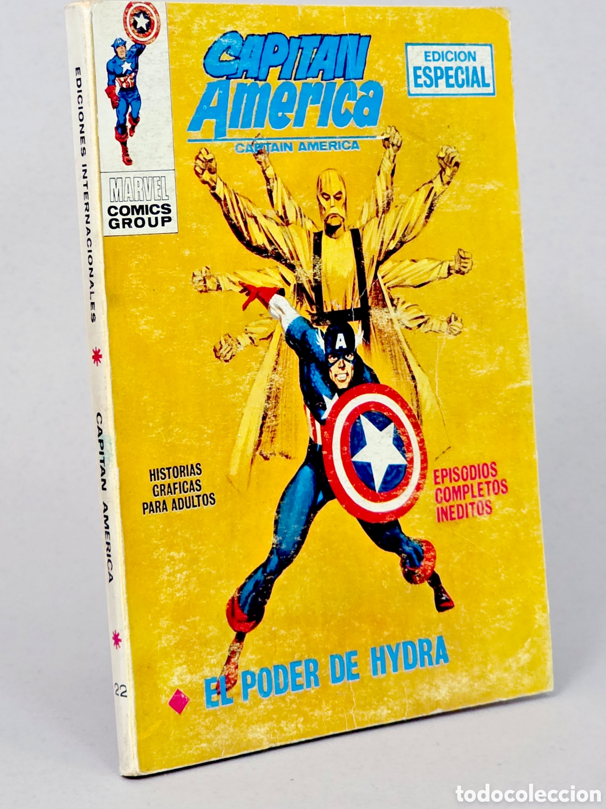 C&oacute;mics: C&Oacute;MIC CAPITAN AMERICA 22 EL PODER DE HYDRA VOL1 VOL.1 VERTICE TACO MARVEL BUEN ESTADO - Foto 1
