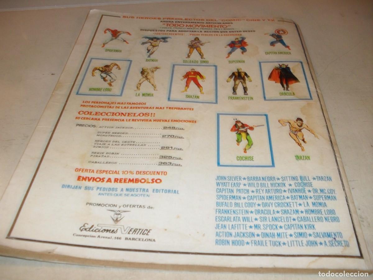 C&oacute;mics: DOC SAVAJE,EL HOMBRE DE BRONCE N&ordm; 7,LOS MONSTRUOS&iexcl;&iexcl;,DE 9.VERTICE,1976 - Foto 3