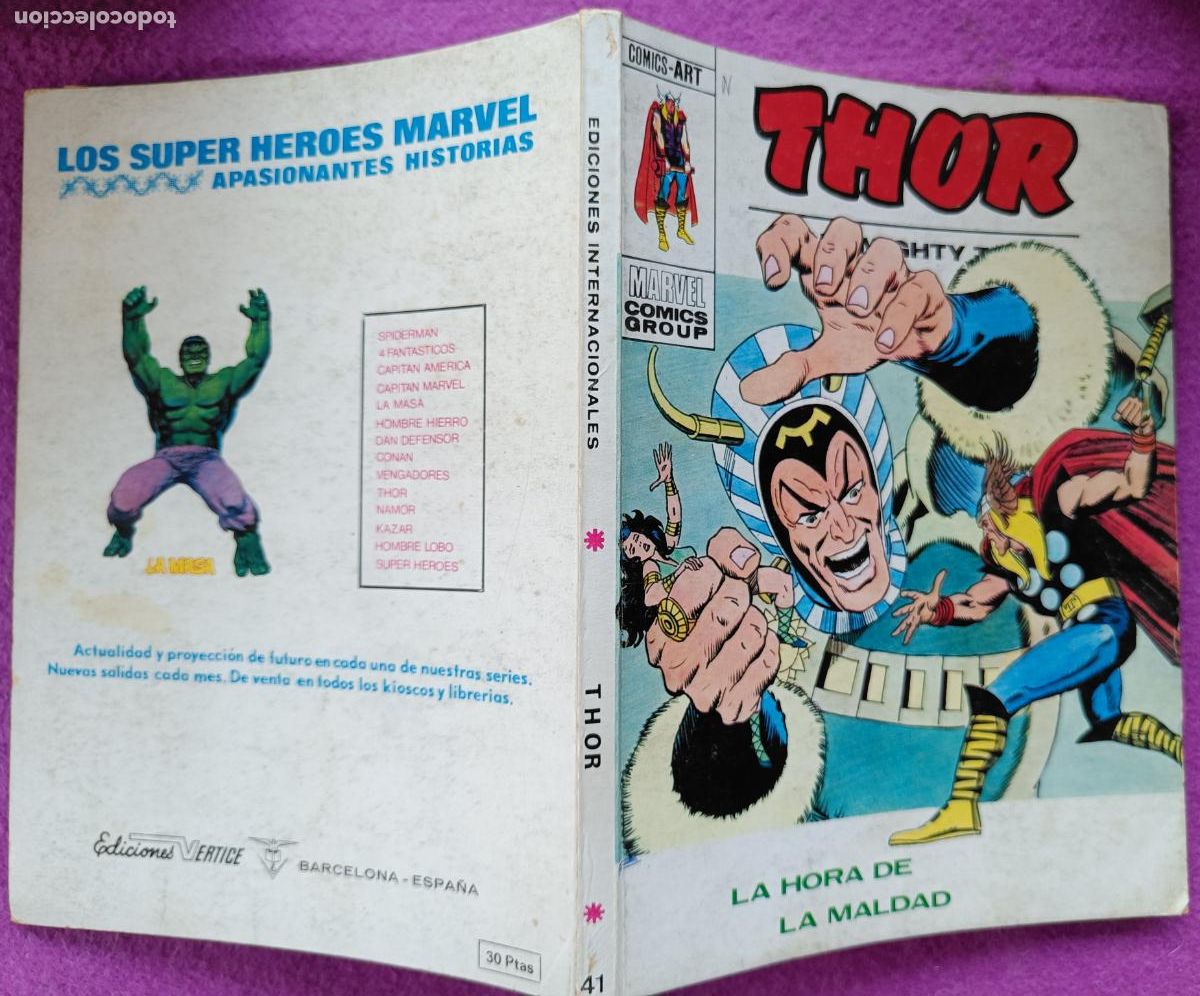 C&oacute;mics: TEBEO THOR N&ordm;41 LA HORA DE LA MALDAD VERTICE 128 HOJAS - Foto 2
