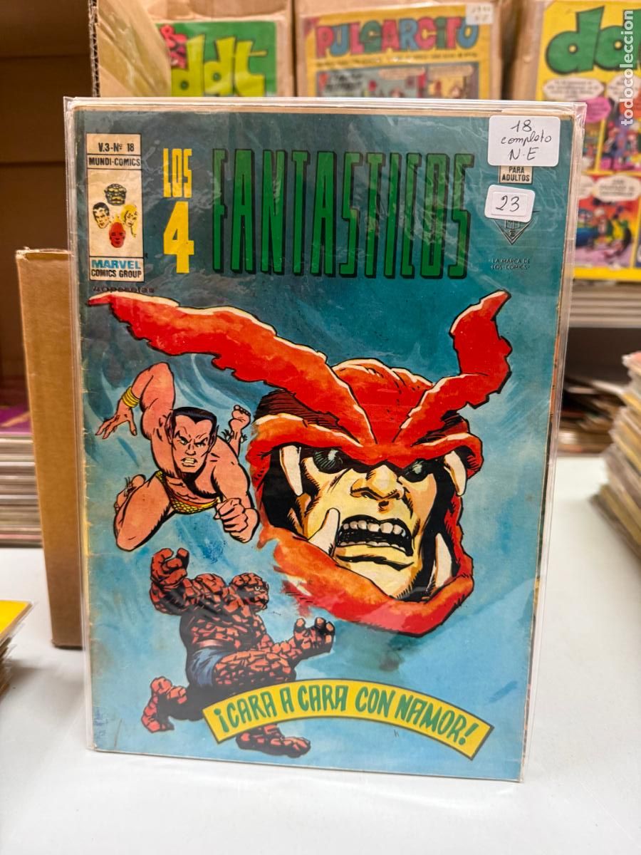 C&oacute;mics: LOS 4 FANTASTICOS EDITORIAL VERTICE NUMERO 18 - Foto 1