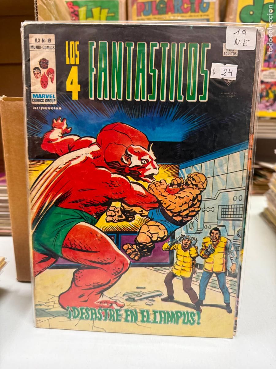 C&oacute;mics: LOS 4 FANTASTICOS EDITORIAL VERTICE NUMERO 19 - Foto 1