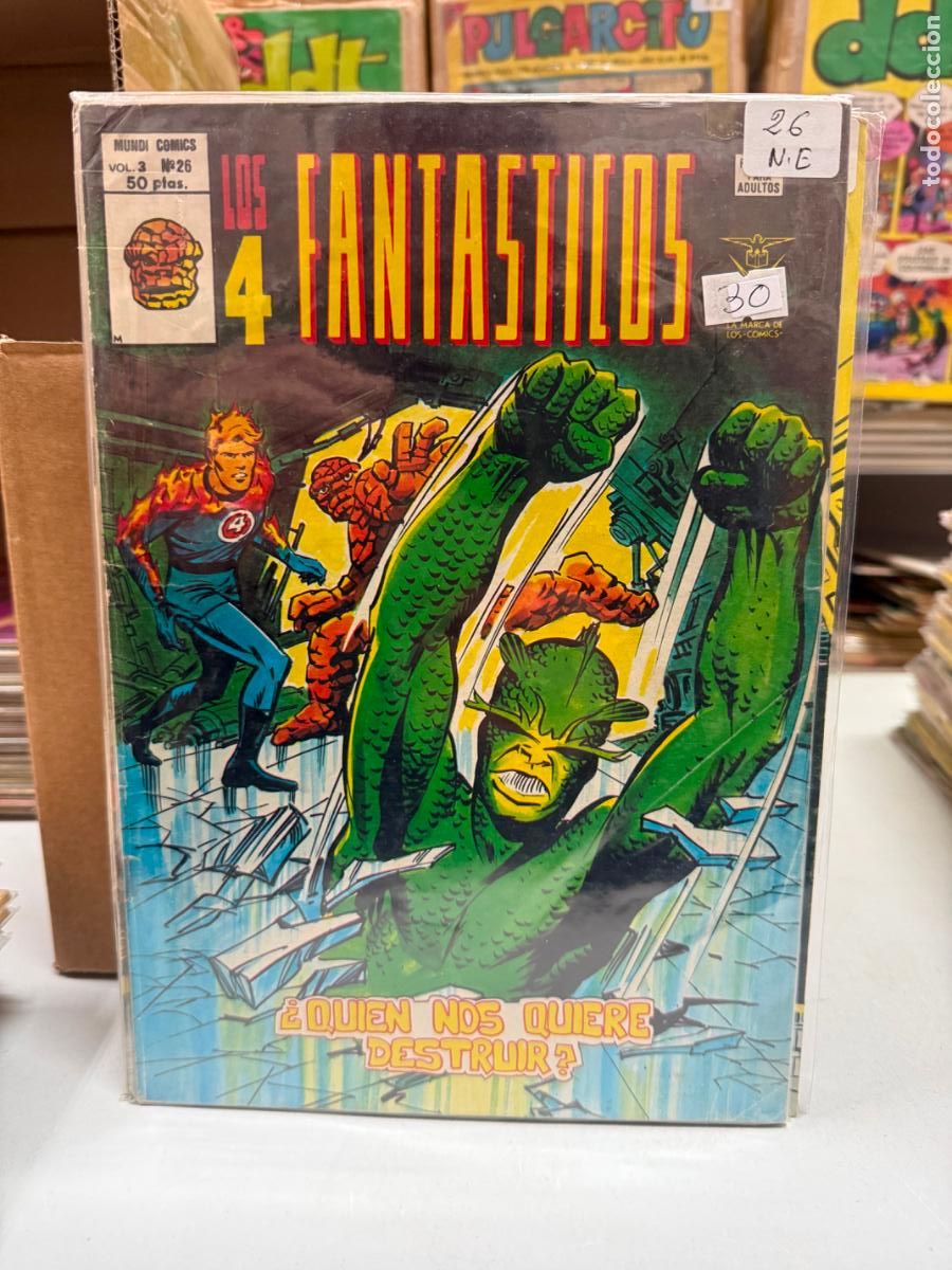 C&oacute;mics: LOS 4 FANTASTICOS EDITORIAL VERTICE NUMERO 26 - Foto 1