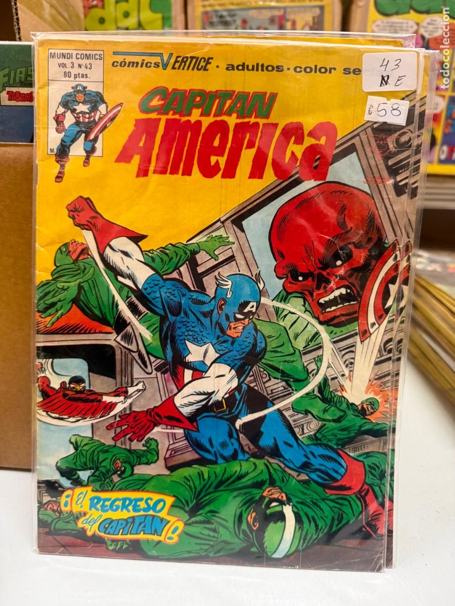 C&oacute;mics: CAPITAN AMERICA EDITORIAL VERTICE NUMERO 43 - Foto 1