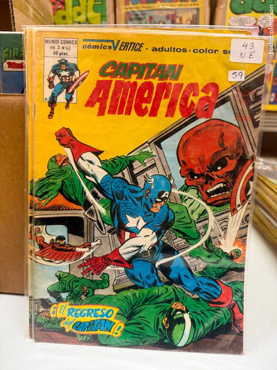 C&oacute;mics: CAPITAN AMERICA EDITORIAL VERTICE NUMERO 43 - Foto 1