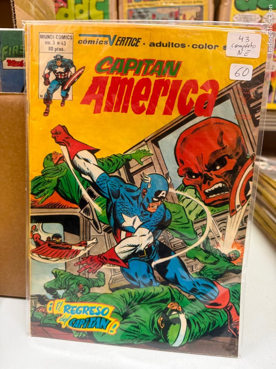 C&oacute;mics: CAPITAN AMERICA EDITORIAL VERTICE NUMERO 43 - Foto 1